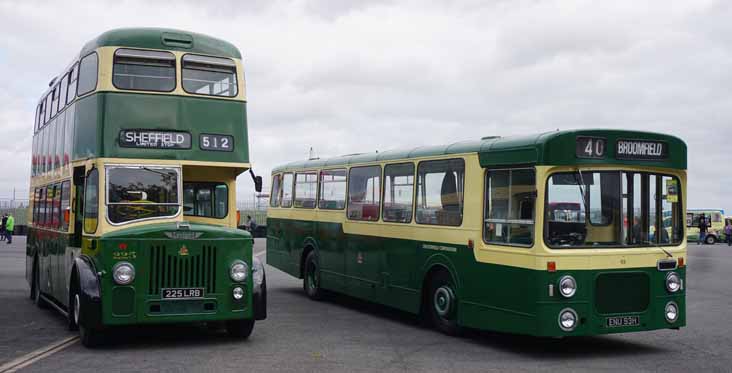 Chesterfield Leyland Titan PD2 Weymann 225 & Panther NCME 93